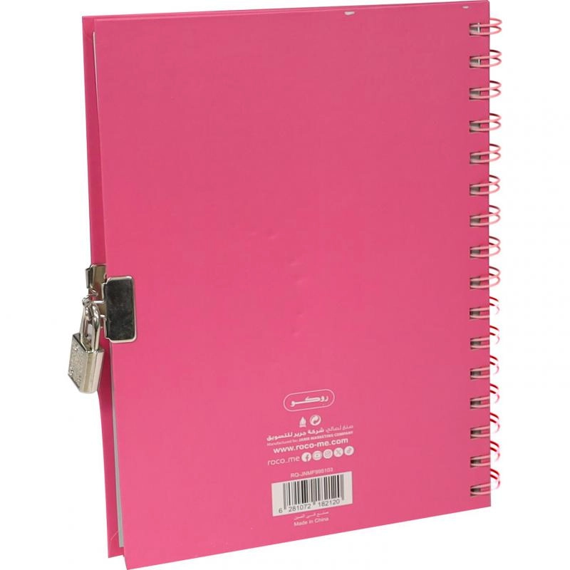 Notebook 19 X 26 cm Spiral - Grid 100 Sheets
