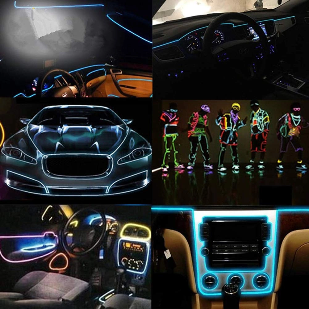 Car Atmosphere Light El Wire - 5m/16ft