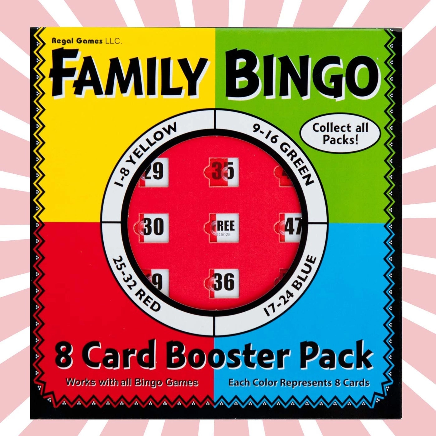Bulk Bingo Cards - Sliding Windows Reusable Large Print