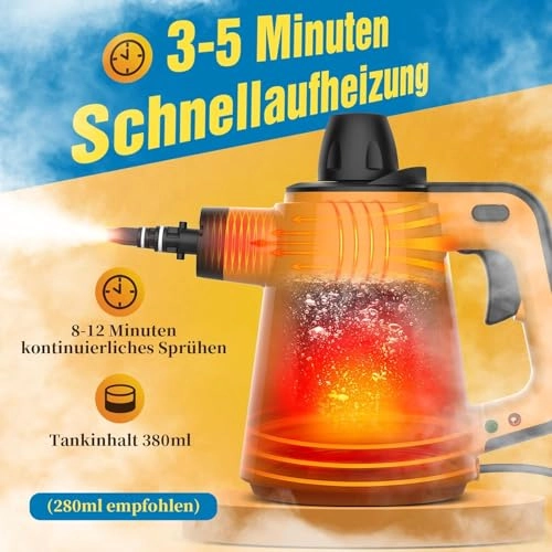 Steam Cleaner - 3.5 Bar 380 Milliliters