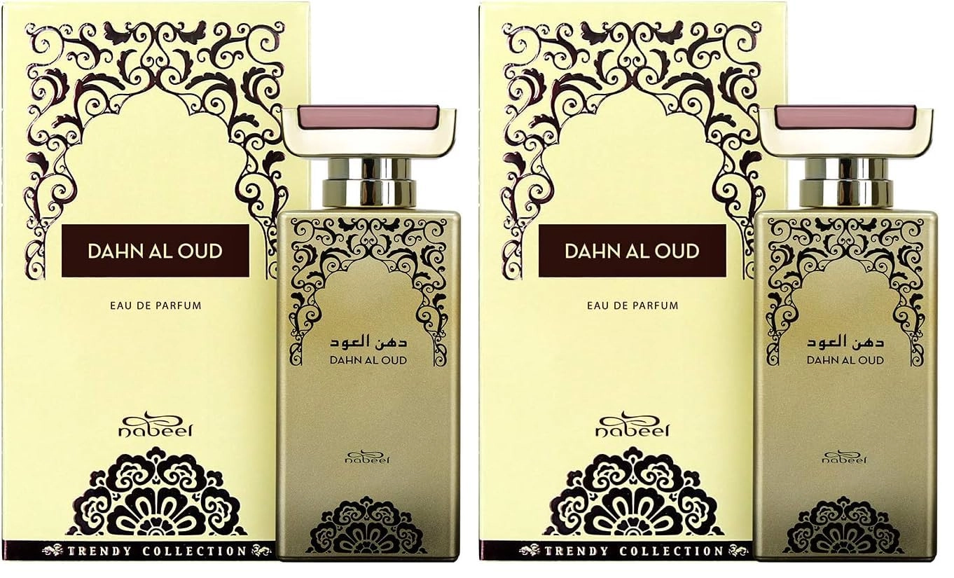 Nabeel Perfumes Dahn Al Oud Eau de Parfum 100 ml Pack of 2