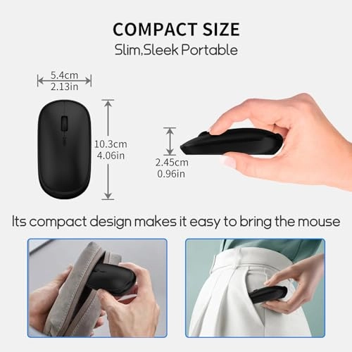 Ergonomic Optical Mouse - USB Wireless