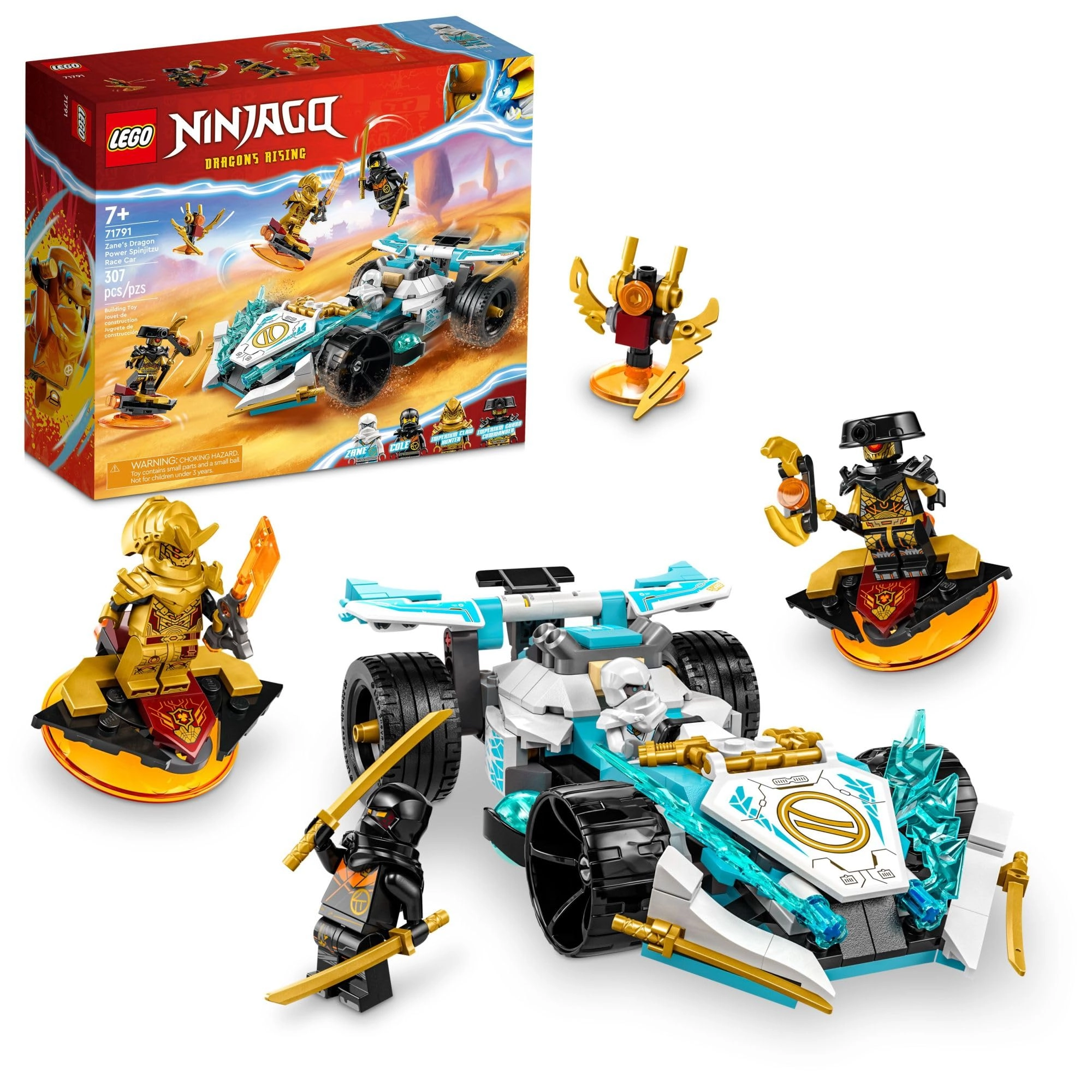 LEGO NINJAGO Zane's Dragon Power Spinjitzu Racing Car (71791)