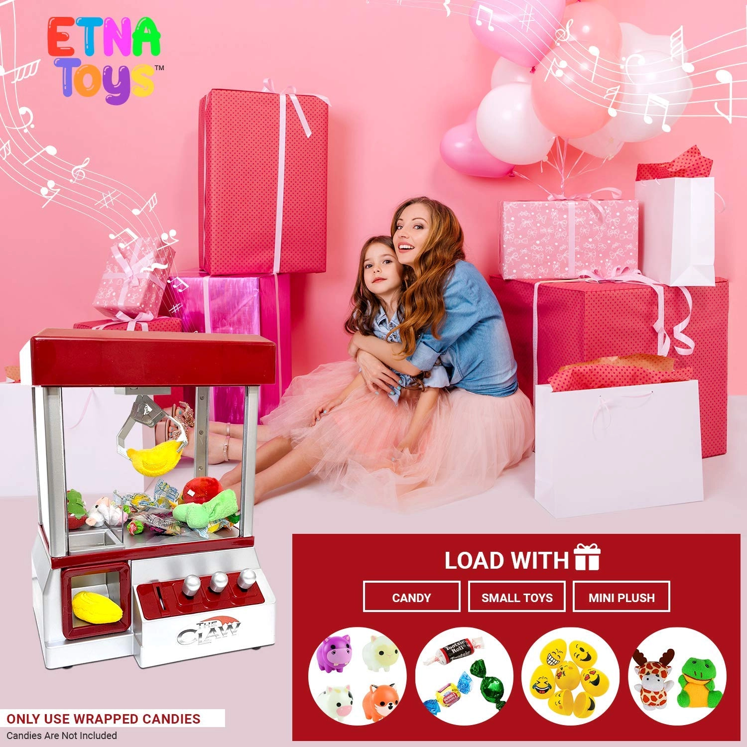 etna products Arcade Claw Machine Music - 6 years+