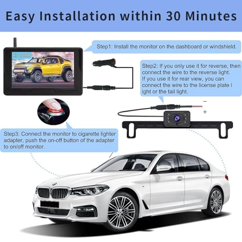 Wireless Reversing Camera - Good night vision Wireless 1080P