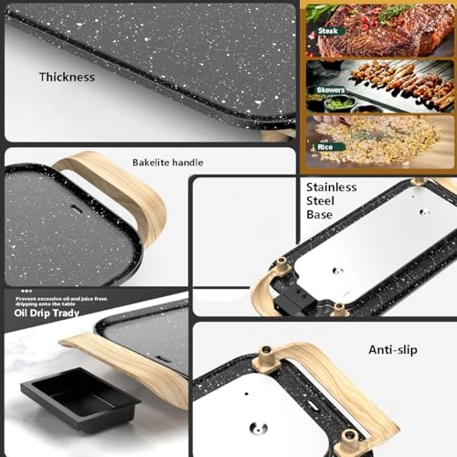 Electric Griddle - 8 zone(s) 37*24.5 CM