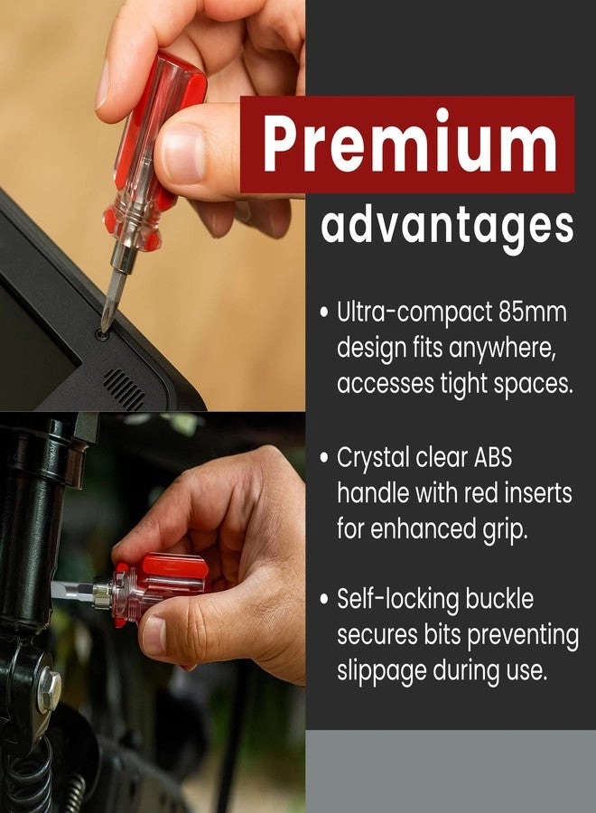 Mini Stubby Slotted and Phillips Screwdriver