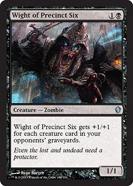 Magic: the Gathering Wight of Precinct Six 100/356