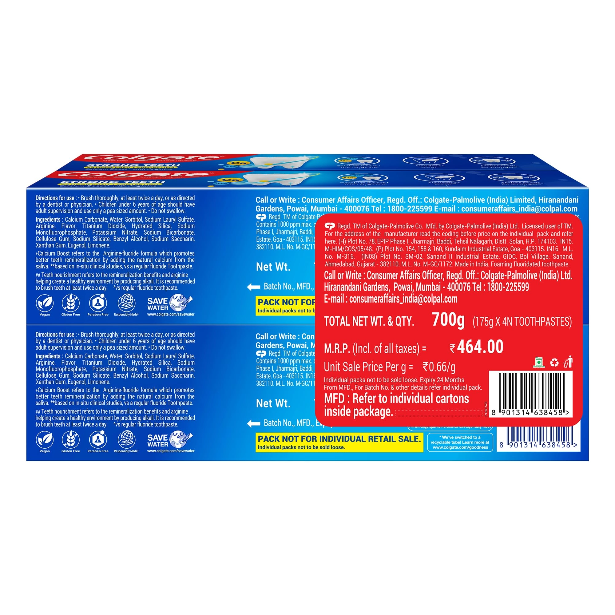 Strong Teeth Mint Toothpaste Adult 700g