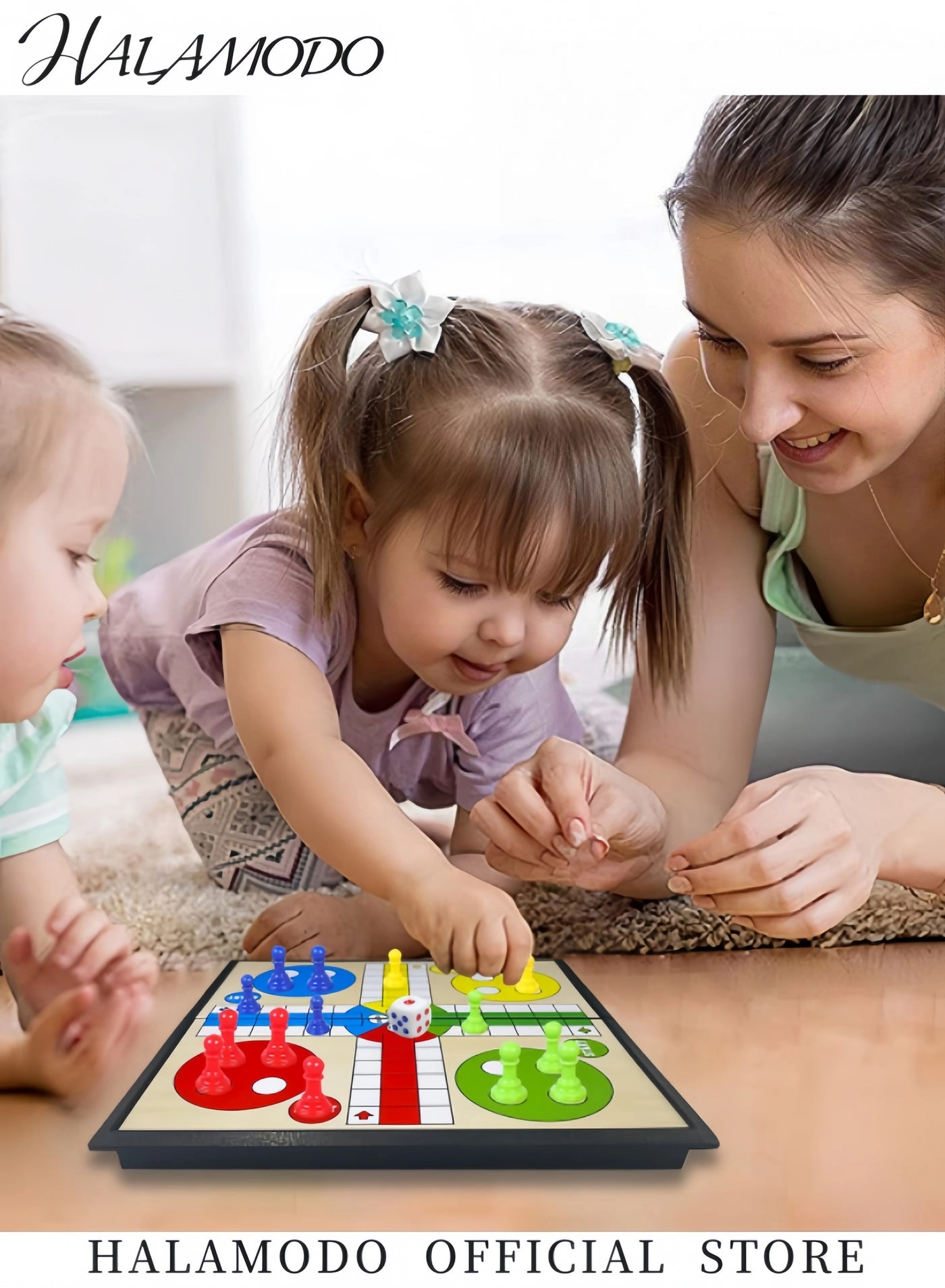 Game with Folding Board - Multicolor