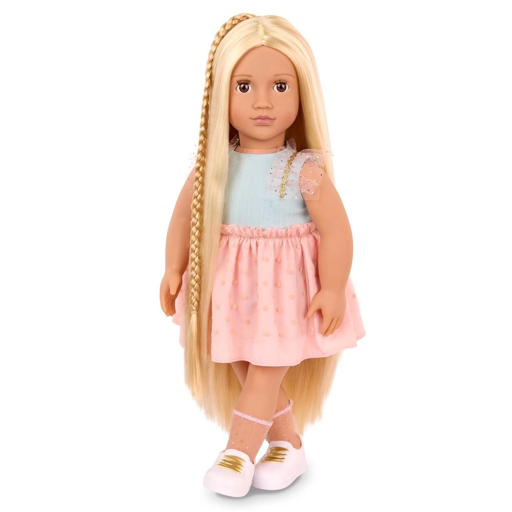 Poppy Fashion Doll Playset - 18-inch Blonde Hair Ages 3+