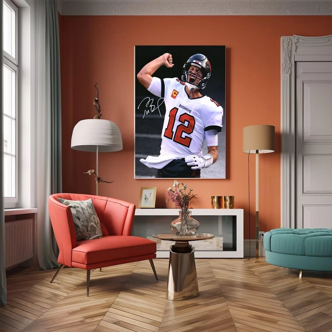 Tom Brady Poster - Canvas 16"L x 24"W