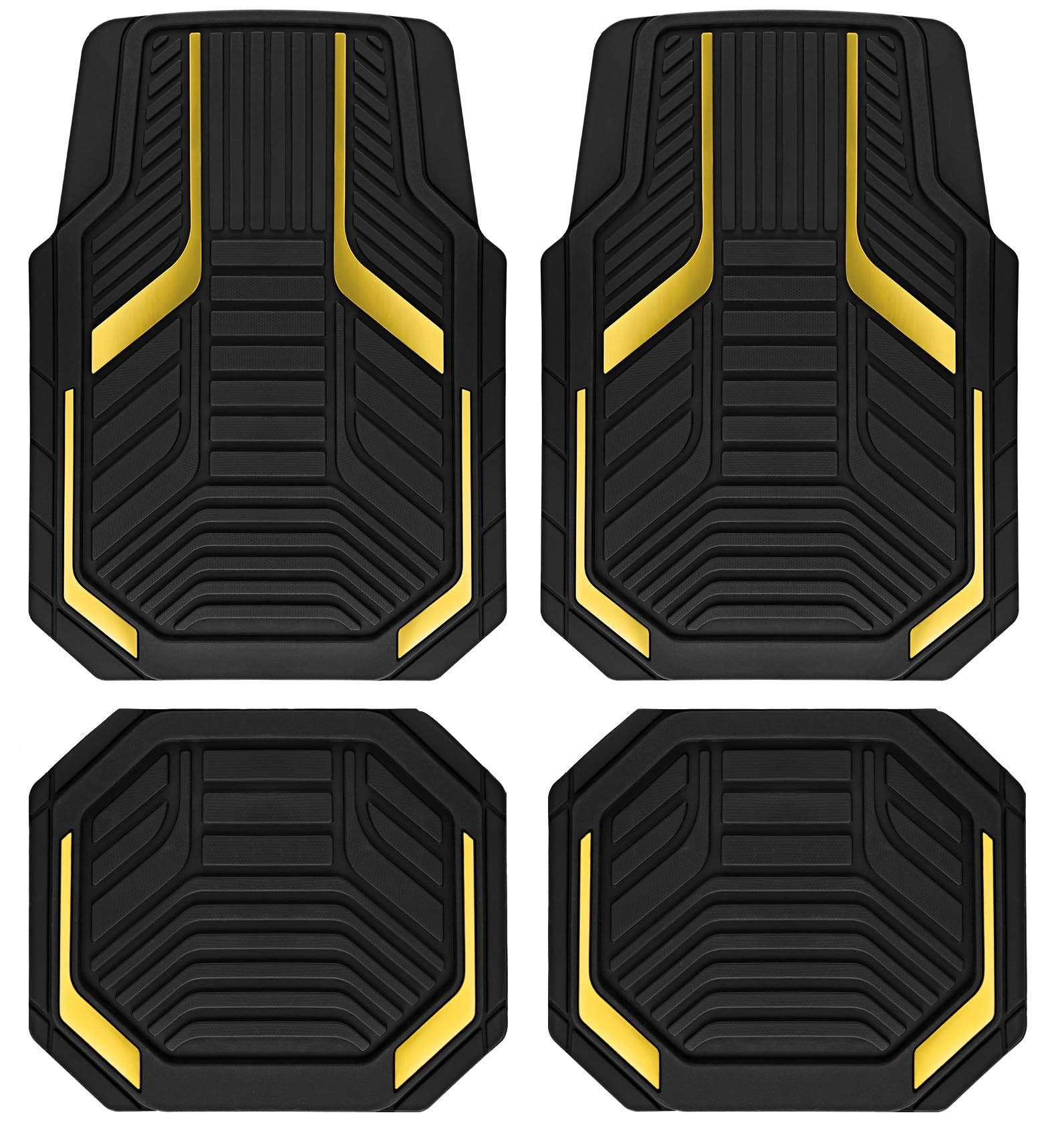 Heavy Duty Rubber Floor Mats - Pink Universal Fit