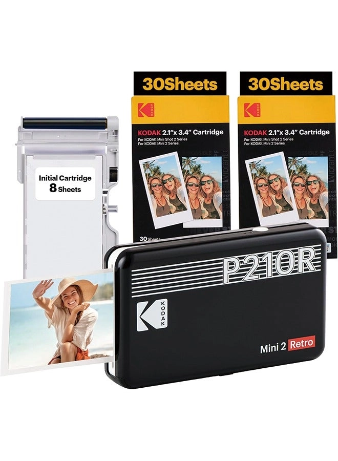 Kodak Mini 2 Retro MLYX00965 Bundle