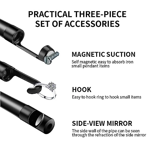 Dual Lens Pipe Endoscope Camera - 5M 8mm