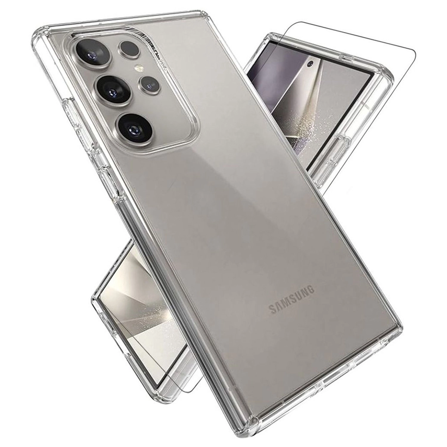 Max & Max Case With Screen Protector for Galaxy S24 Ultra