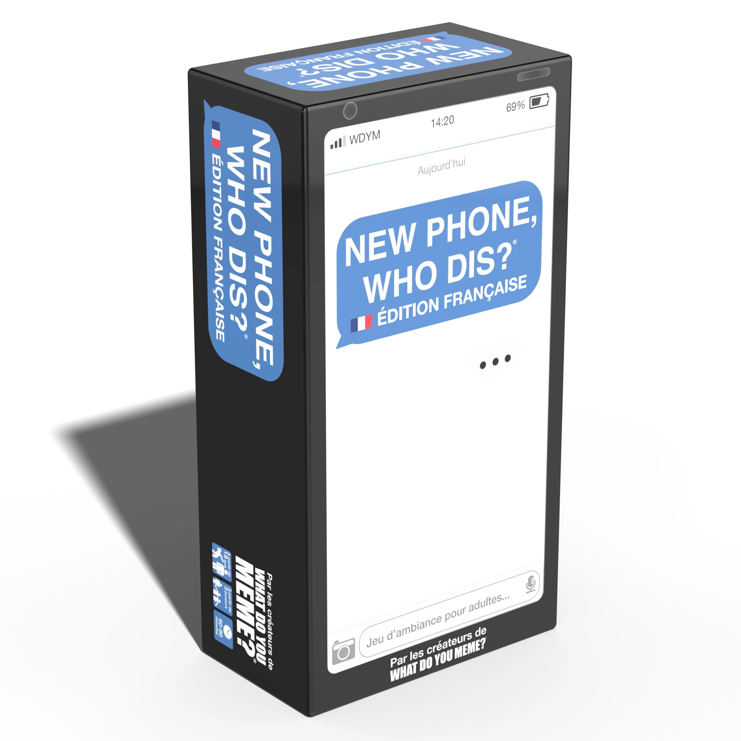 MEGABLEU What Do You Meme: New Phone Who Dis? - Card Game (French)