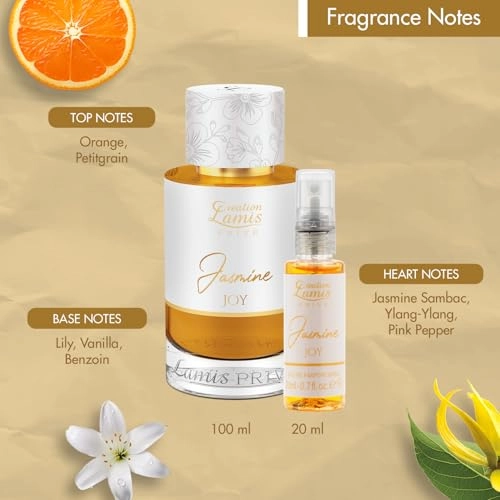 Jasmine Joy + Rose Augusta + Vanilla Divin + Sandal Intense - Eau de Parfum 4X20ML