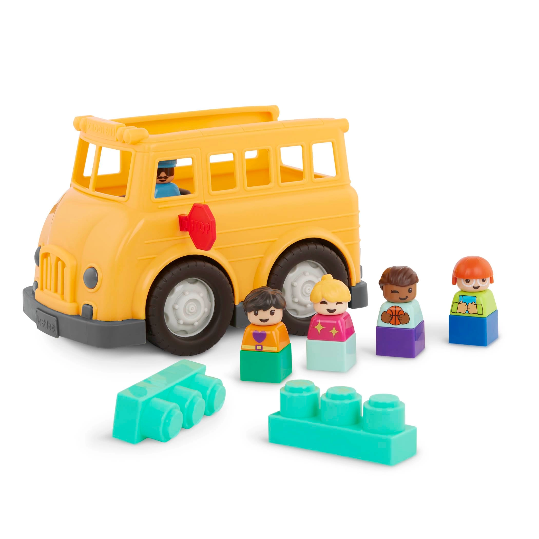 Battat School Bus - Locbloc 8pcs