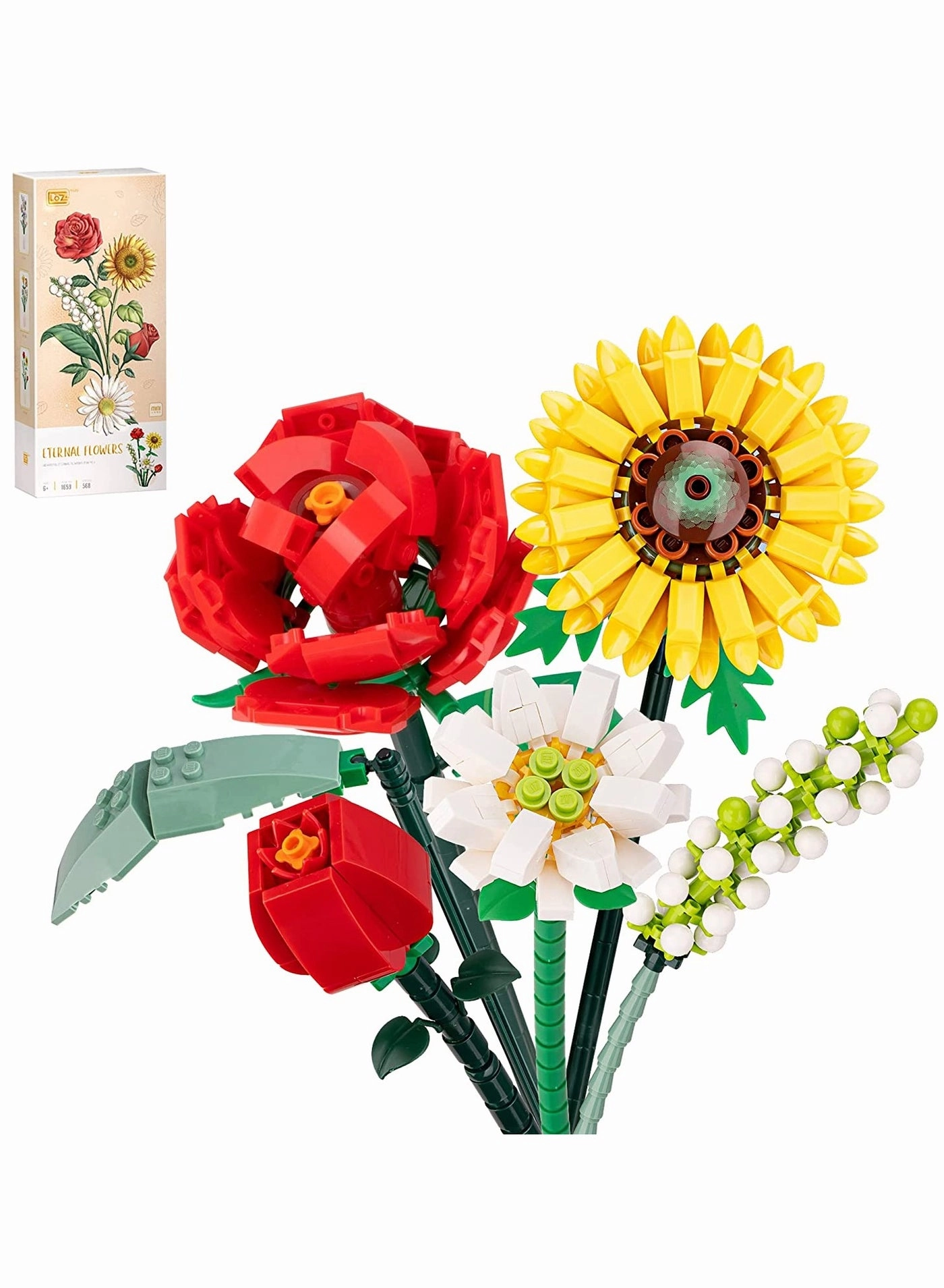 Flower Bouquet Building Blocks - ABS plastic