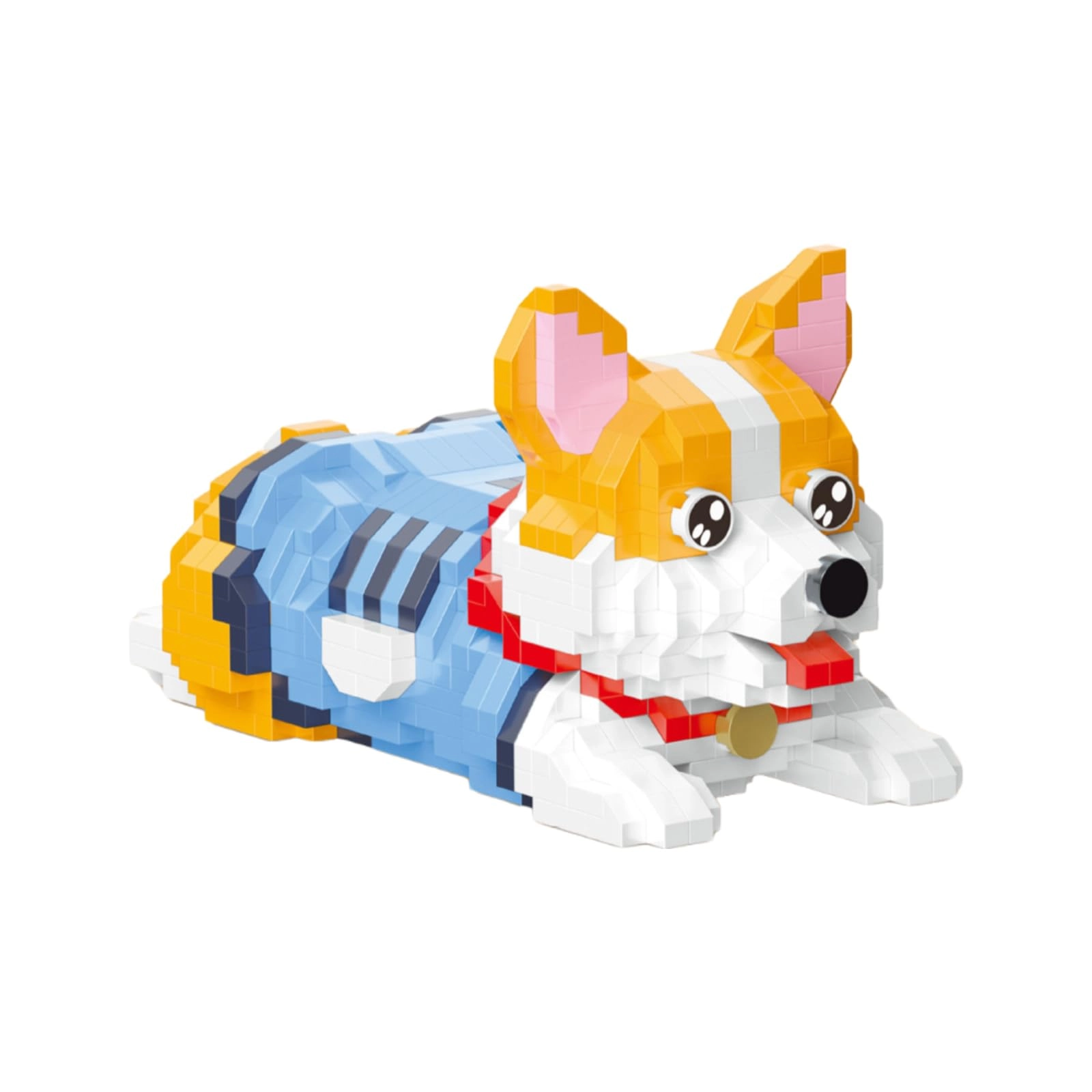 shenhailan Pet Micro Mini Building Blocks - Corgi Dog 806 pcs