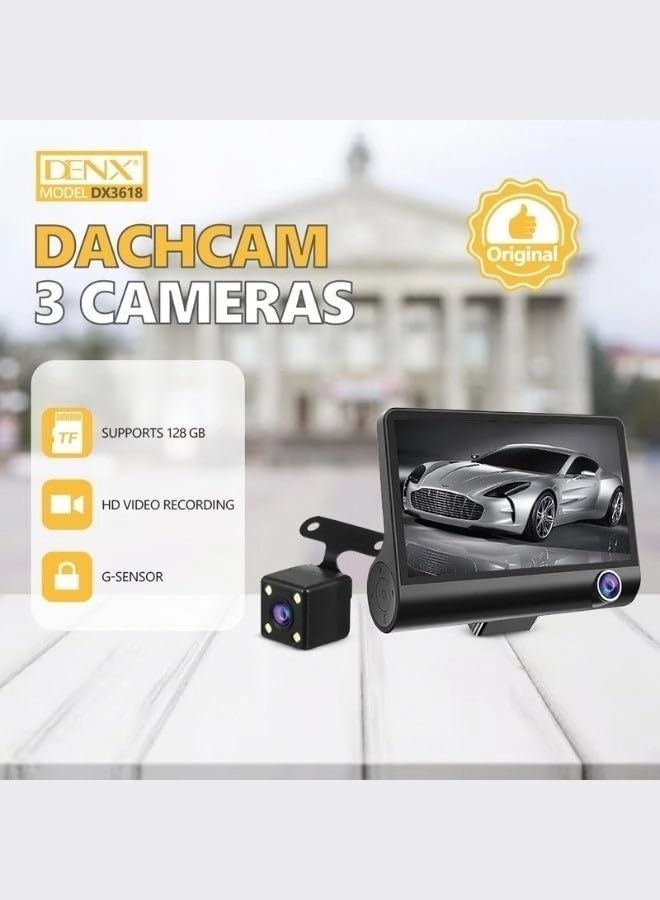 DX3618 - 3 Cameras 4" HD 128GB