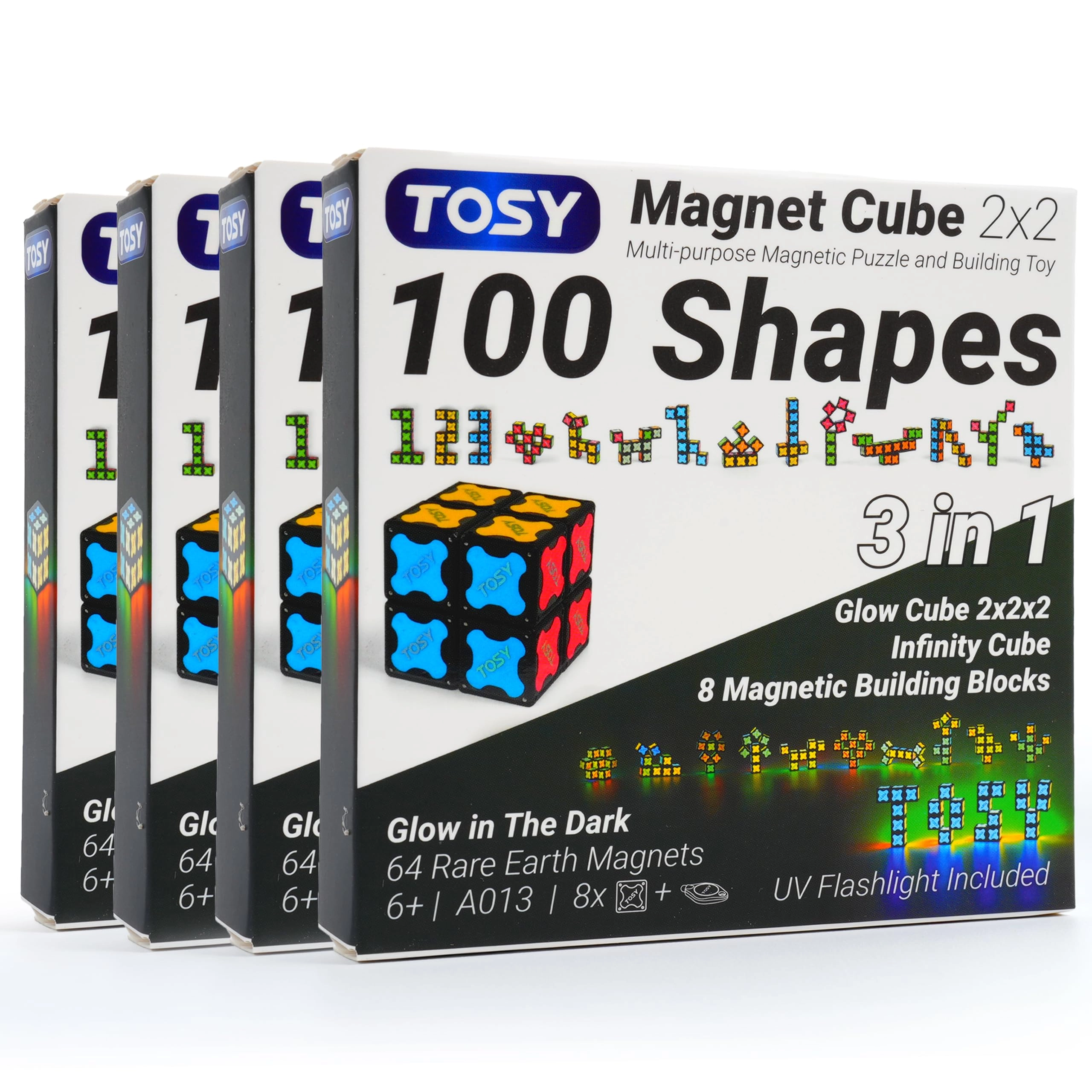 ROBOFI LLC Magnet Cube 2x2 - 6+ 8 pieces