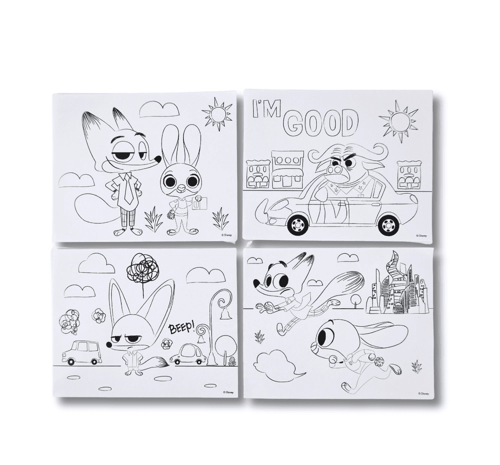 Zootopia Creative Art Set - 50+pcs crayons, markers, watercolors