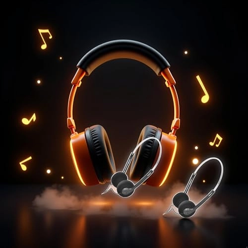 Retro Over-Ear Headphone Wired Headphone