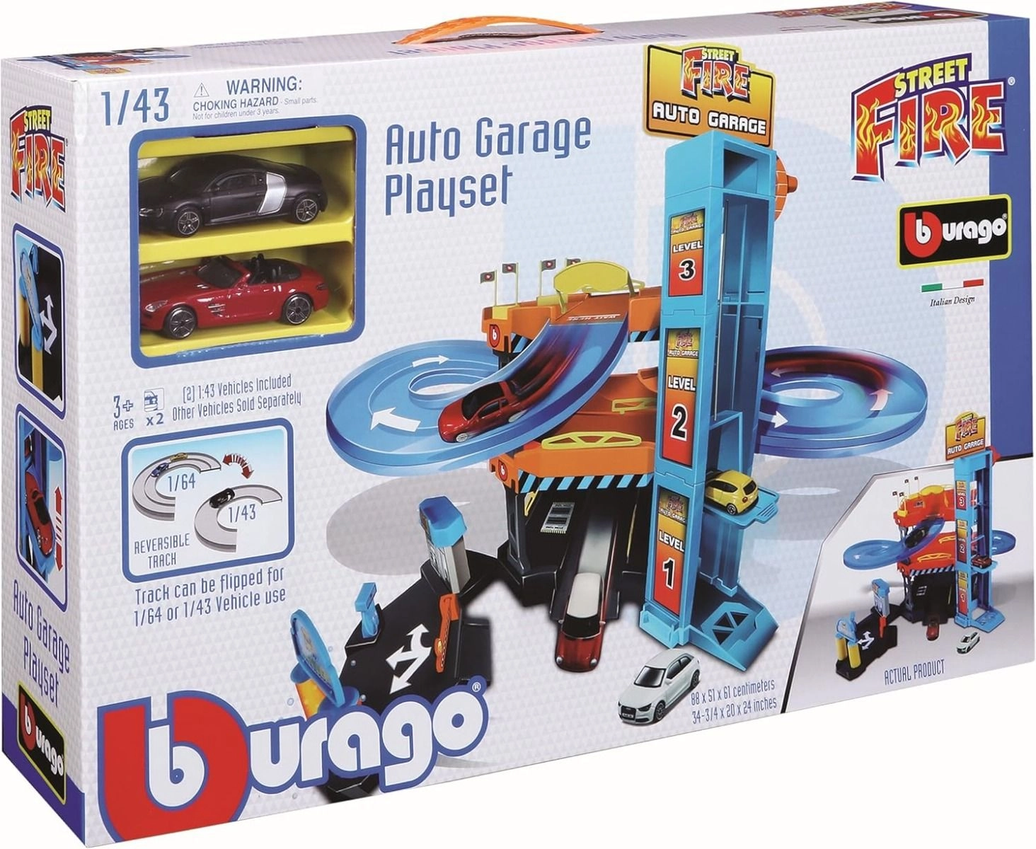 Parking Playset - 1:43 2pcs