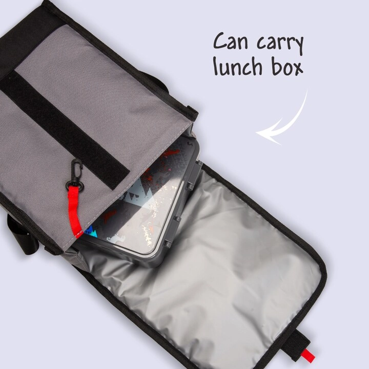 Lunch Bag - Grey & Black