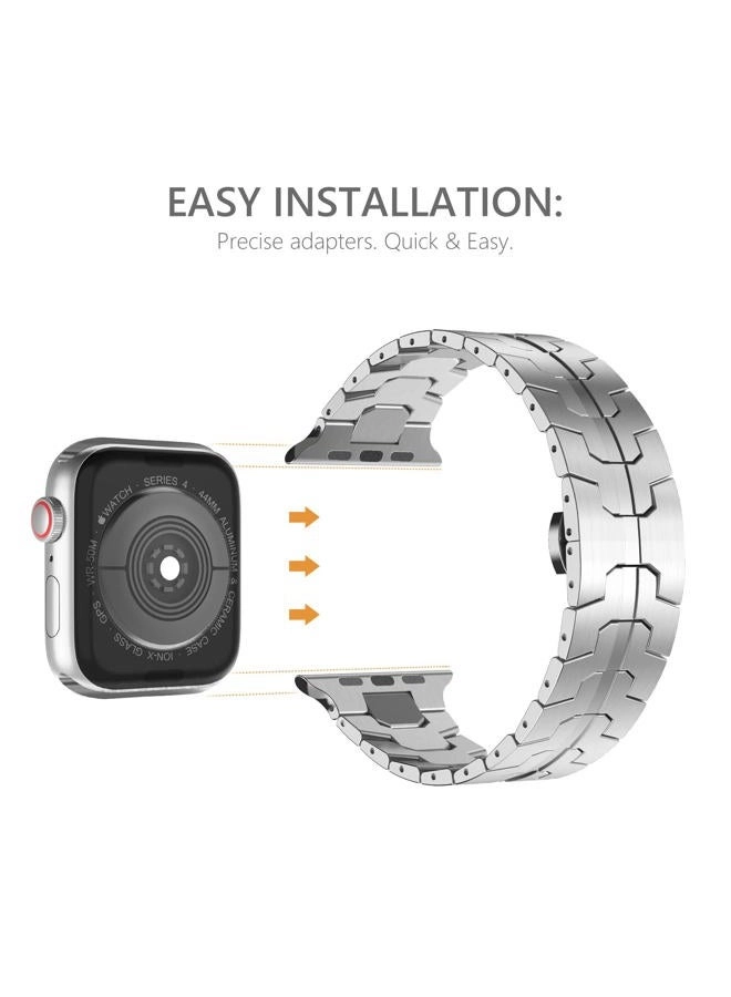 Metal Link Band 49mm Stainless Steel