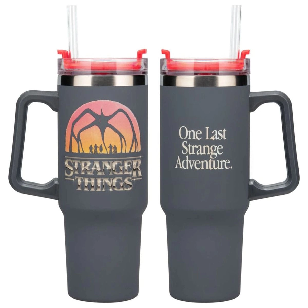 Stranger Things Insulated Cup - 425 ml + Straw
