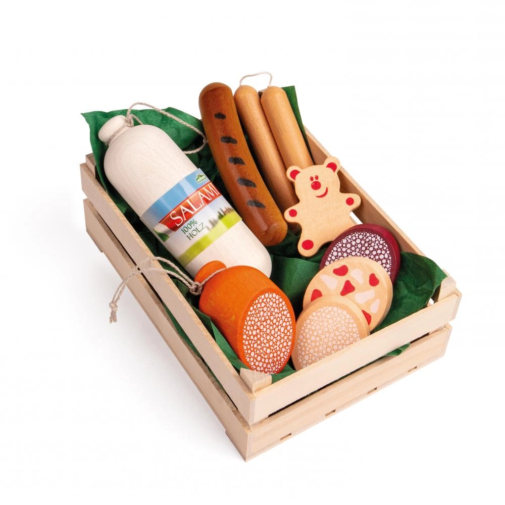 Erzi Assorted Sausages - Wooden 9 pcs