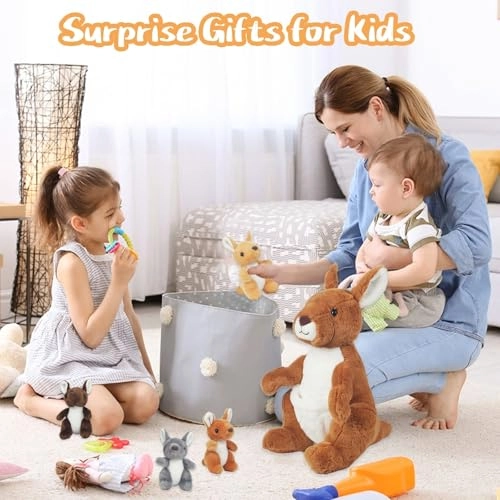 Kangaroo with Baby - 41 cm