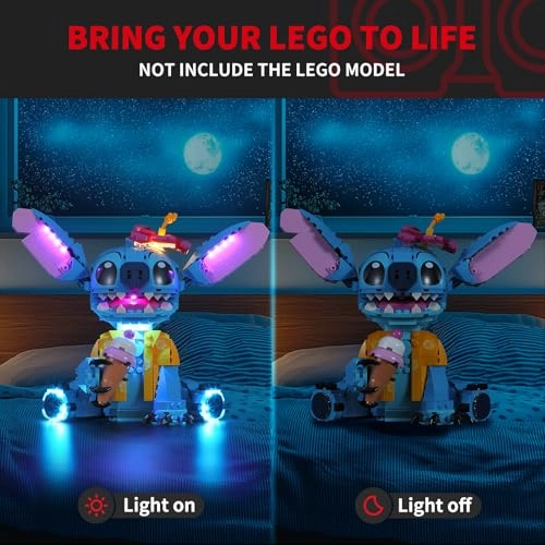 LED Light Kit for LEGO Disney Stitch 43249