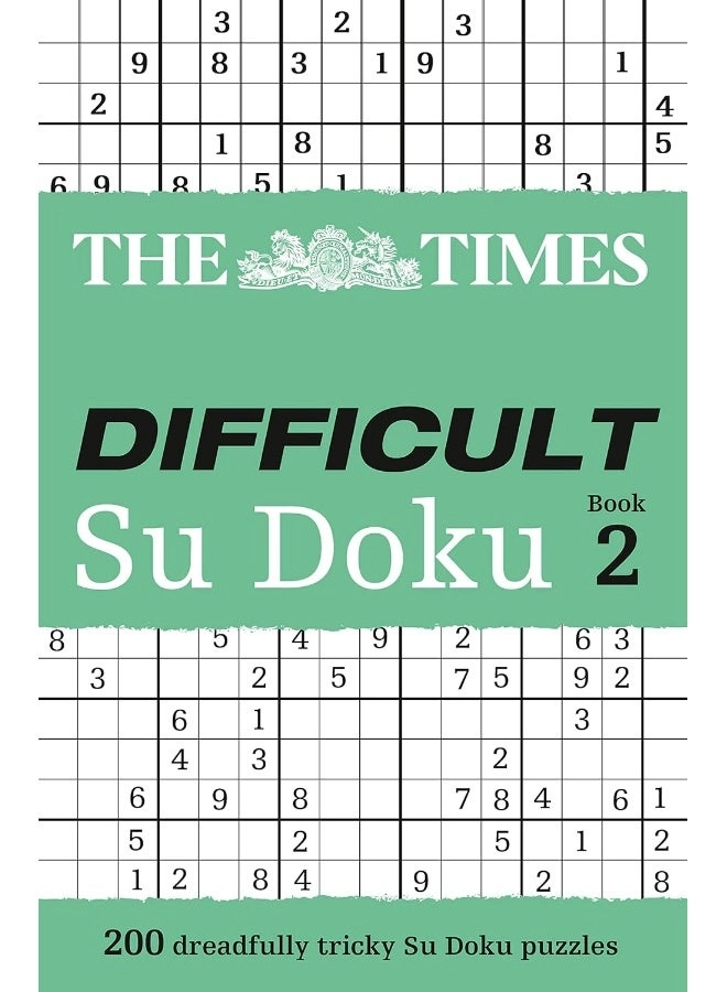 The Times Difficult Su Doku - Book 2 200 Challenging Puzzles