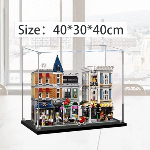 Acrylic display case - 40 x 30 x 40 cm 2MM (with Mirror)