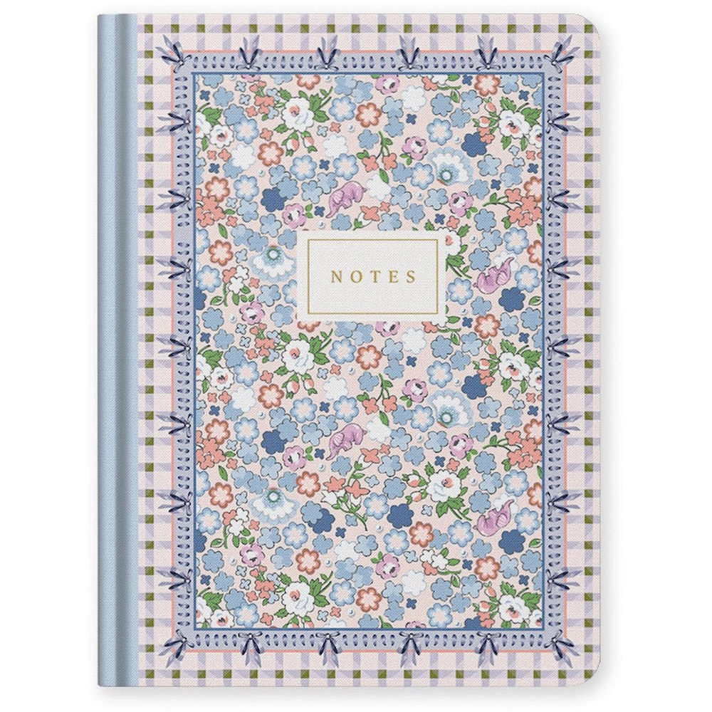 Cath Kidston Cream Dreamy Ditsy Check B6 Hardcover 192 Pages