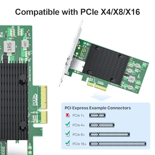 X550-T1 - PCIe v3.0 x4 Ethernet
