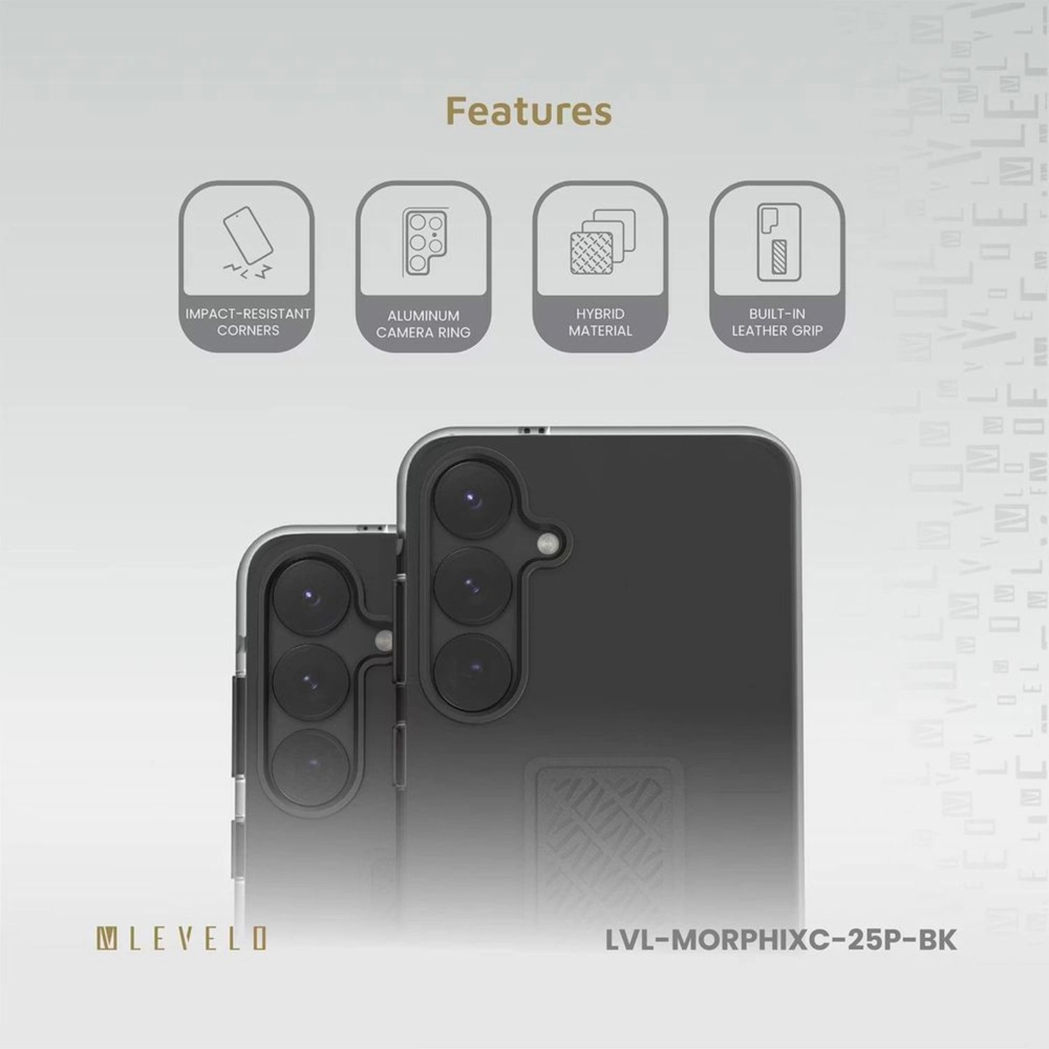 Morphix Clara Grip Case for Samsung Galaxy S25 Ultra