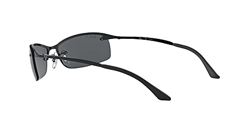 0RB3183 - 63 mm Black/Polarized Grey Gradient