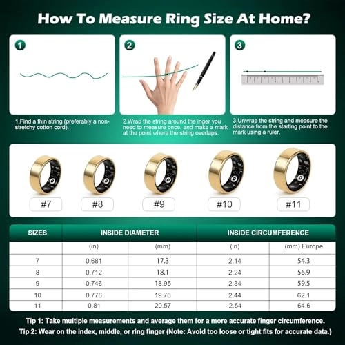 R11 - Gold 7# Heart Rate Blood Oxygen Sleep Monitor