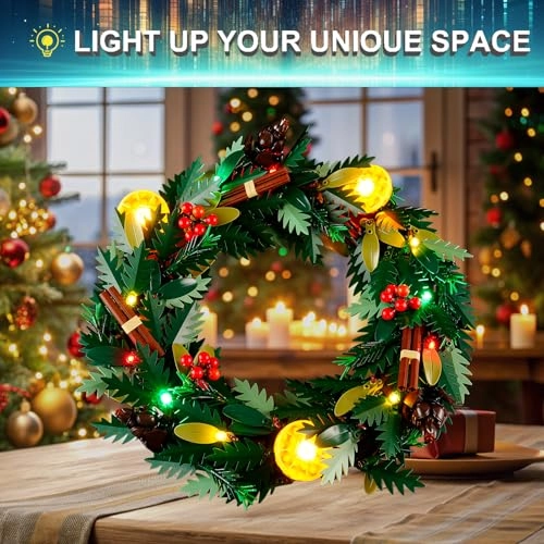 LED Light Kit for Lego 10340 Icons Wreath
