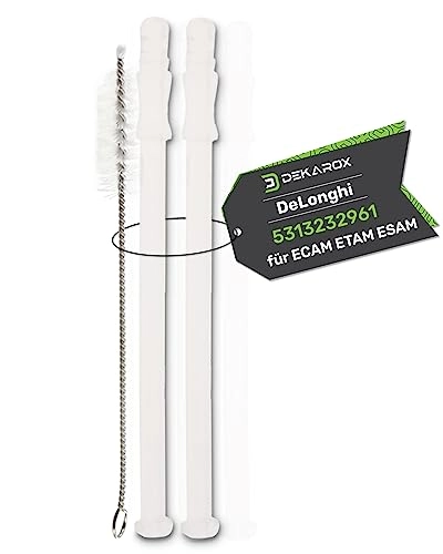 Milk Tube - 165 mm white + Cleaning Brush