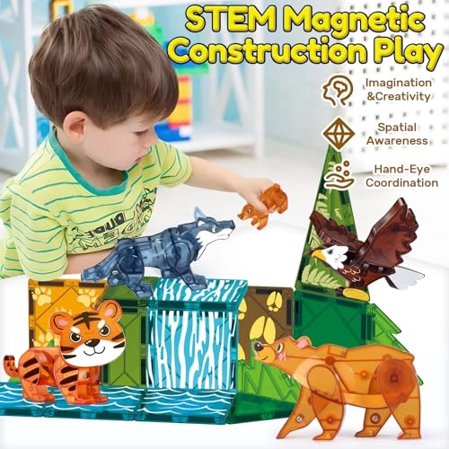 Magnetic Game Zoo Animal - 36 months - 12 years 5 pieces