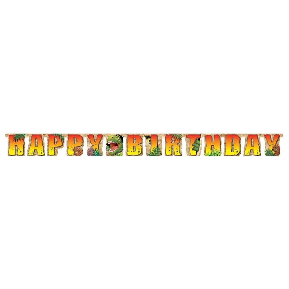 CREATIVE CONVERTING Dino Blast Jointed Banner L - 1pcs