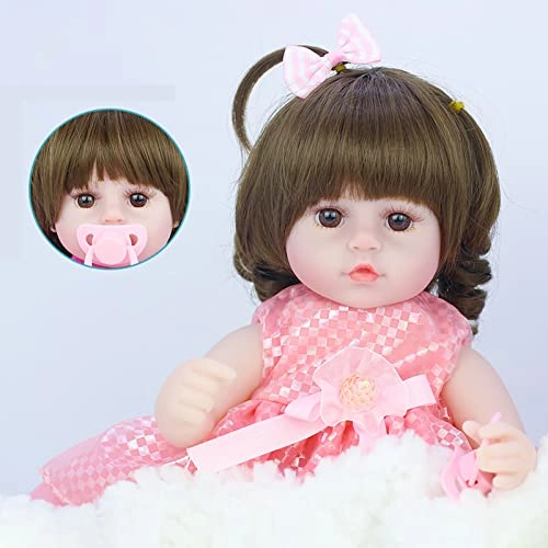 Reborn Baby Doll - 16.5 Inch Vinyl Toddler Girl