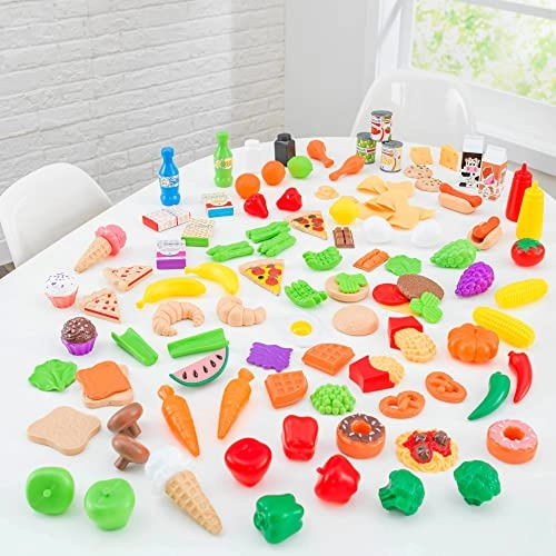 Deluxe Tasty Treats Pretend Play Food - 115 pieces (DBT-63330)