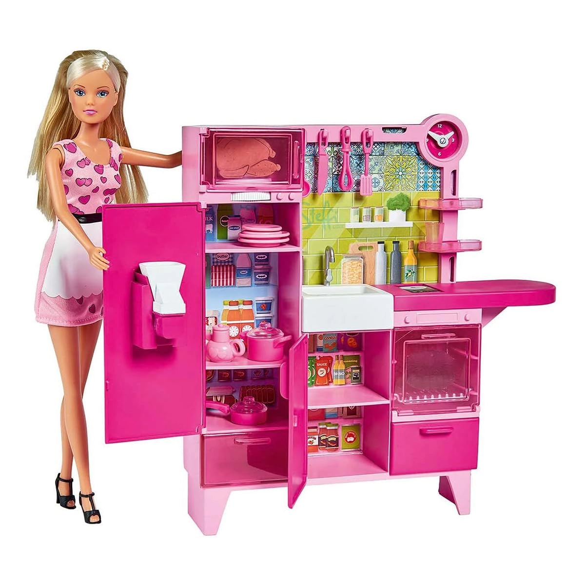 Simba Toys Kitchen Studio - 30-Piece Pink Ages 3+